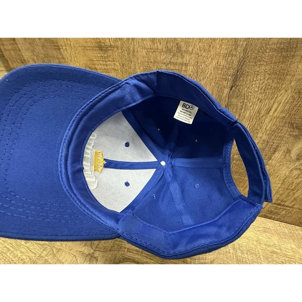 Corona men baseball hat cap in royal blue with embroidered logo adjustable strap